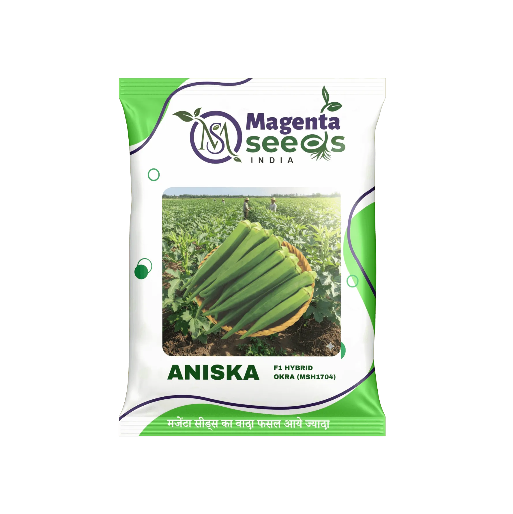 ANISKA-Hybrid Okra/Bhendi Seeds