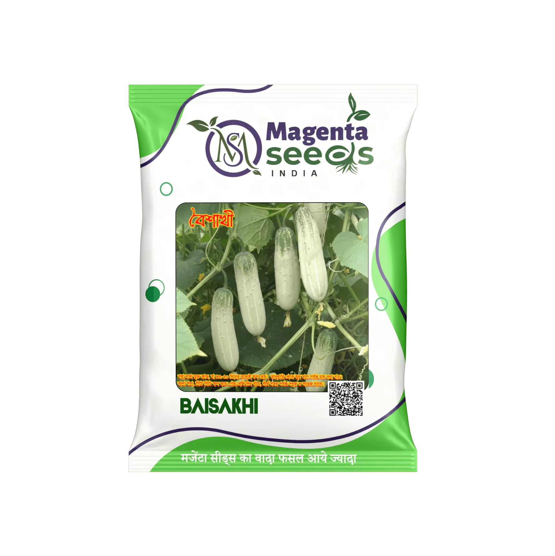 BAISAKHI - White Desi Cucumber Seeds